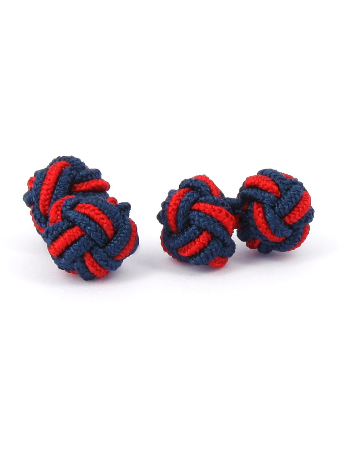 Passementerie bleu marine et rouge - Bombay