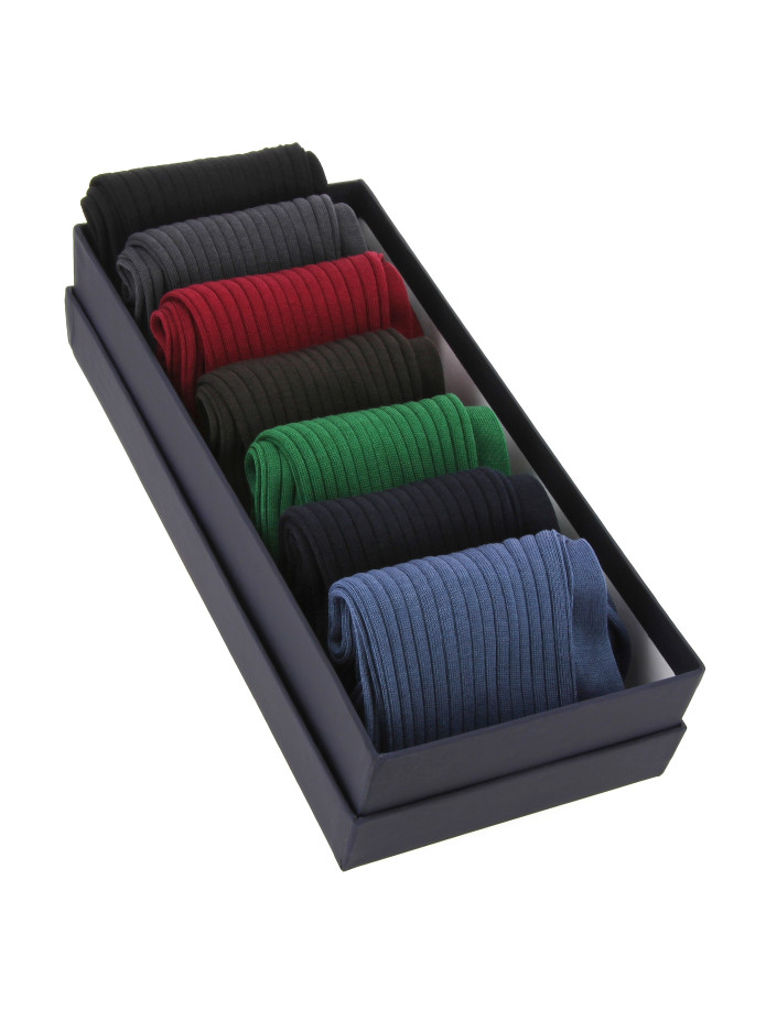 Semainier 50h fil d'Écosse couleurs classiques