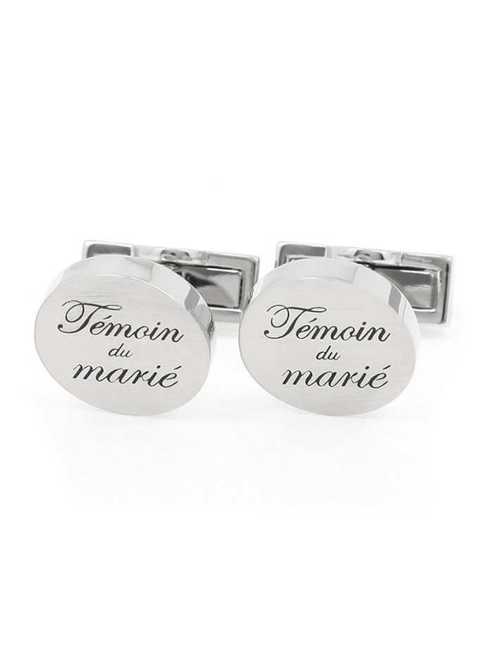 Boutons de manchette - Témoin du marié
