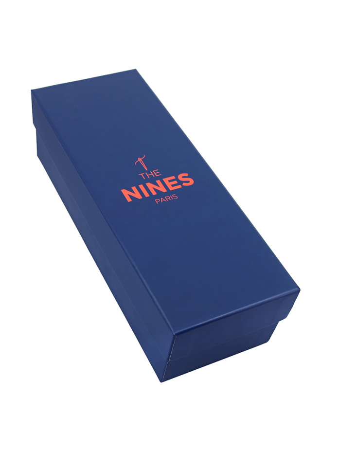 Semainier chaussettes coton peigné nuancier bleu - Carlo