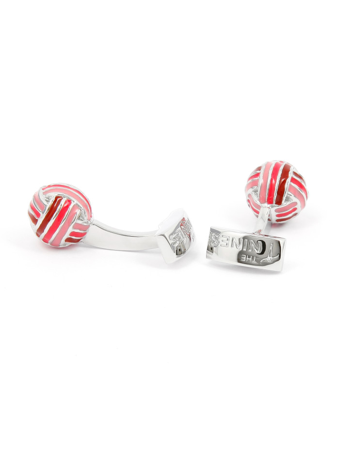 Boutons de manchette boules nuances de rose - Cambon