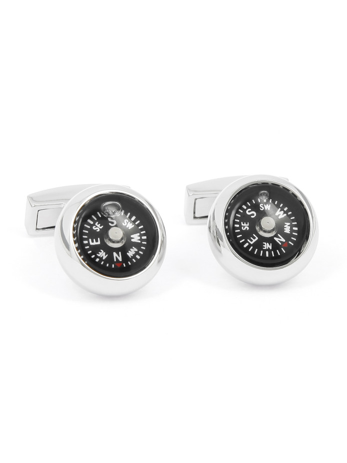 Boutons de manchette boussole - Magellan