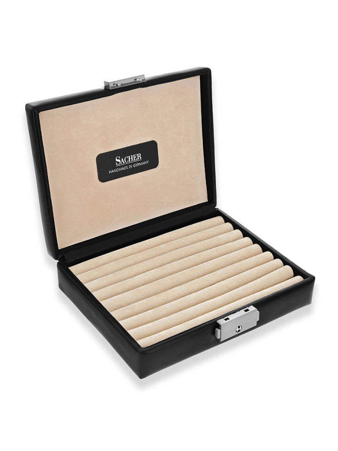 Coffret boutons de manchette en cuir