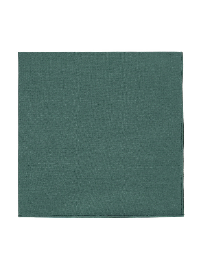 Pochette de costume vert thym en coton - Sorrente