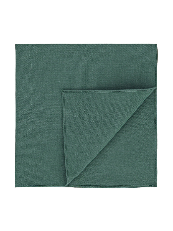 Pochette de costume vert thym en coton - Sorrente