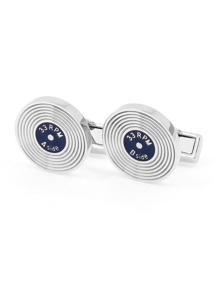 Boutons de manchette vinyle 33 Rpm