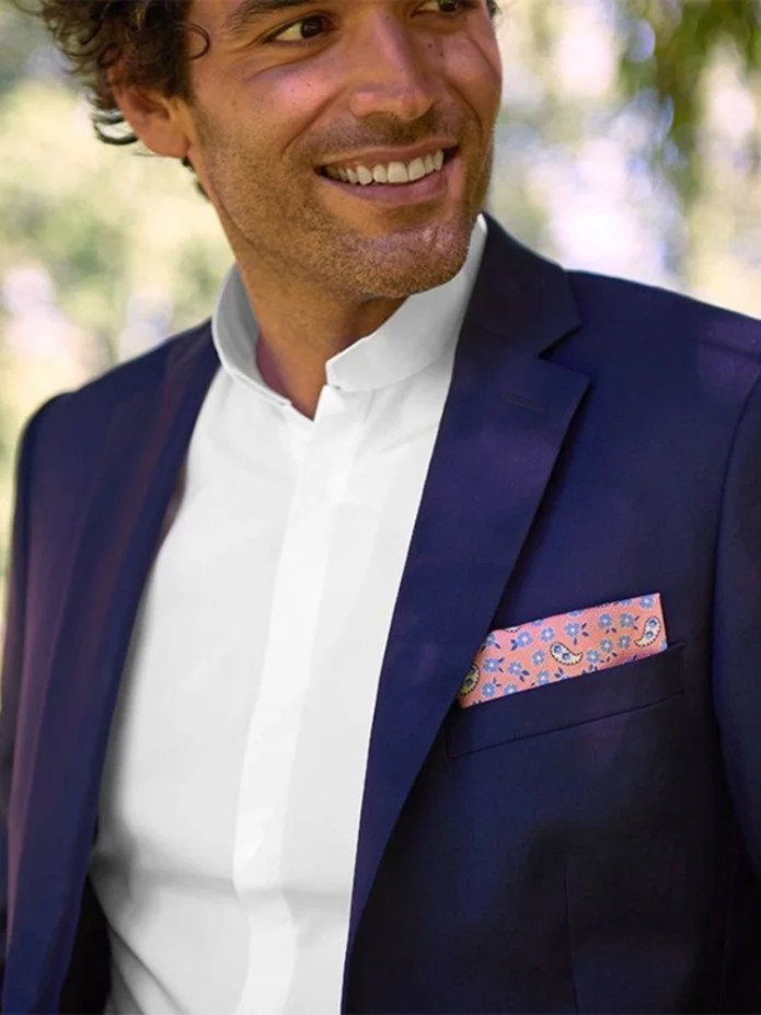 Chemise mousquetaire col inversé en popeline blanche