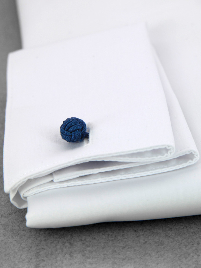Chemise mousquetaire blanche col épingle