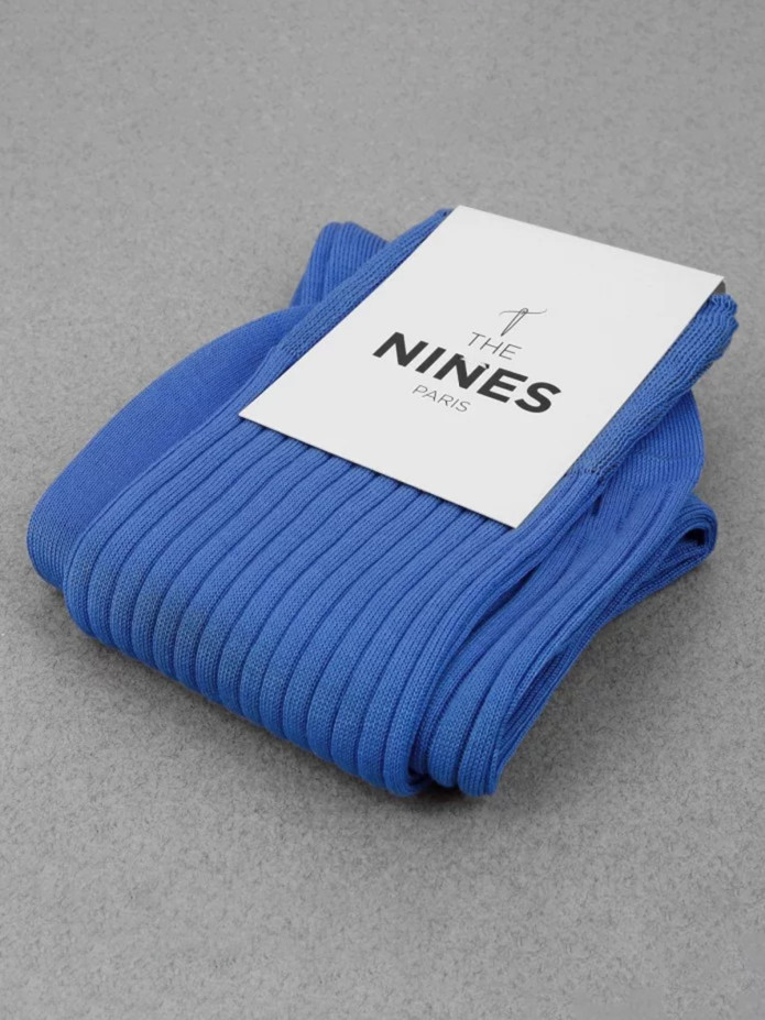 Chaussettes fil d'écosse bleu roi