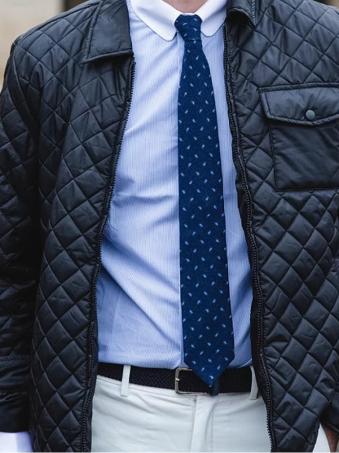 ceinture élastique bleu marine