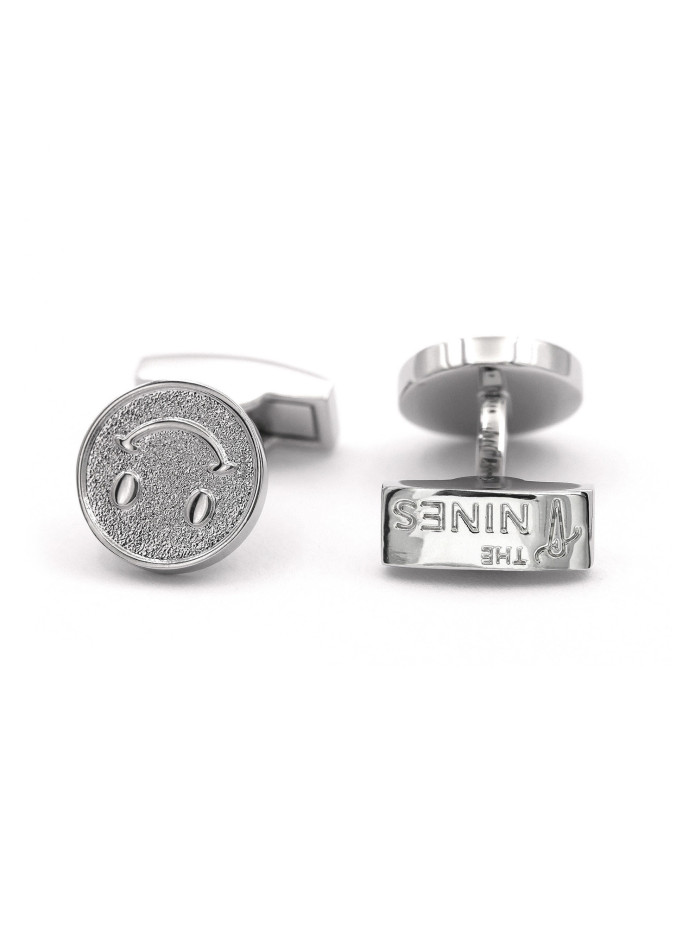 bouton de manchette smiley