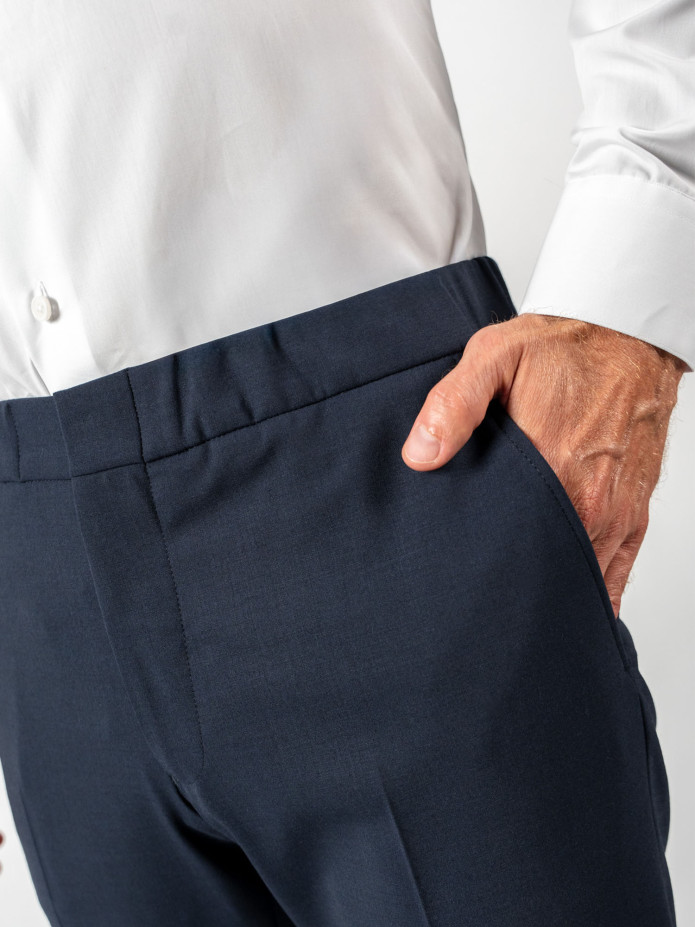 Pantalon technique bleu marine