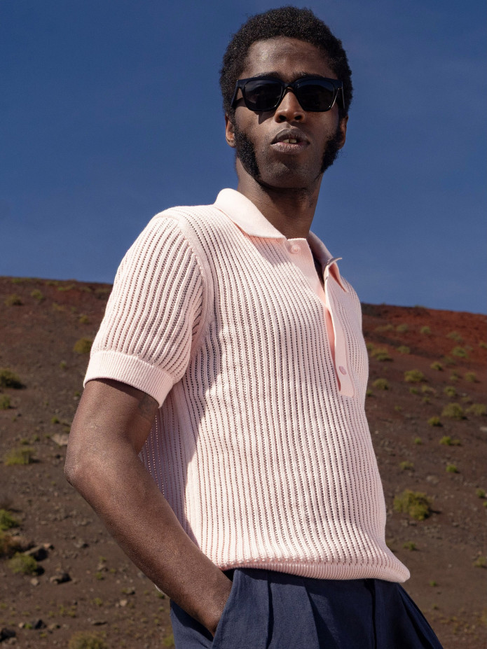 Polo Maille Sagres Rosa