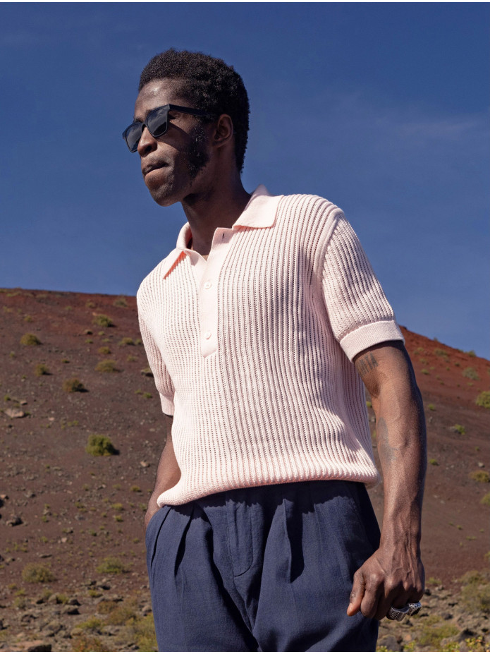 Polo Maille Sagres Rosa