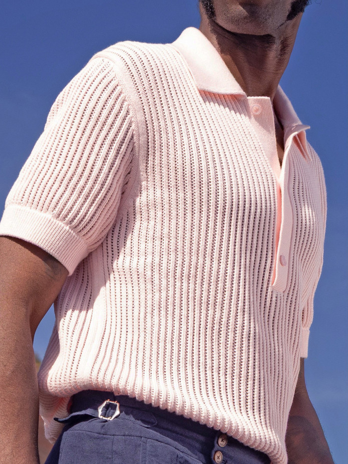 Polo Maille Sagres Rosa