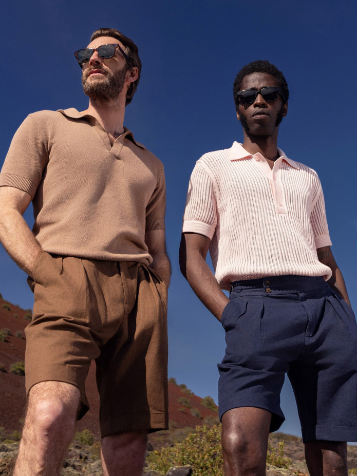 Polo Maille Sagres Rosa