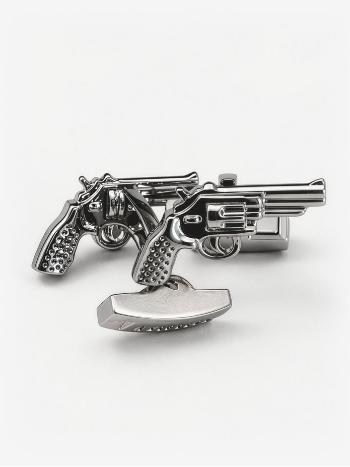 Manschettknappar revolver - Colt II