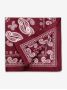 Bandana bordeaux med paisleymönster Nevada