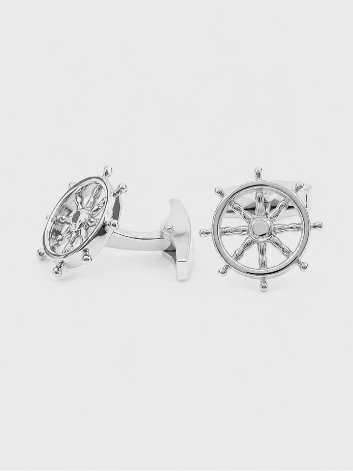 Manschettknappar sterling silver skeppsroder