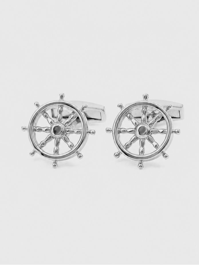 Manschettknappar sterling silver skeppsroder