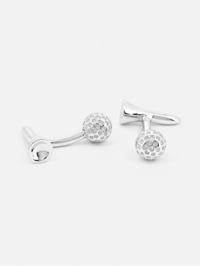 Manschettknapparna golf sterling silver Pezula