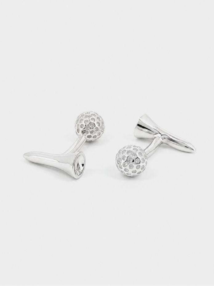 Manschettknapparna golf sterling silver Pezula