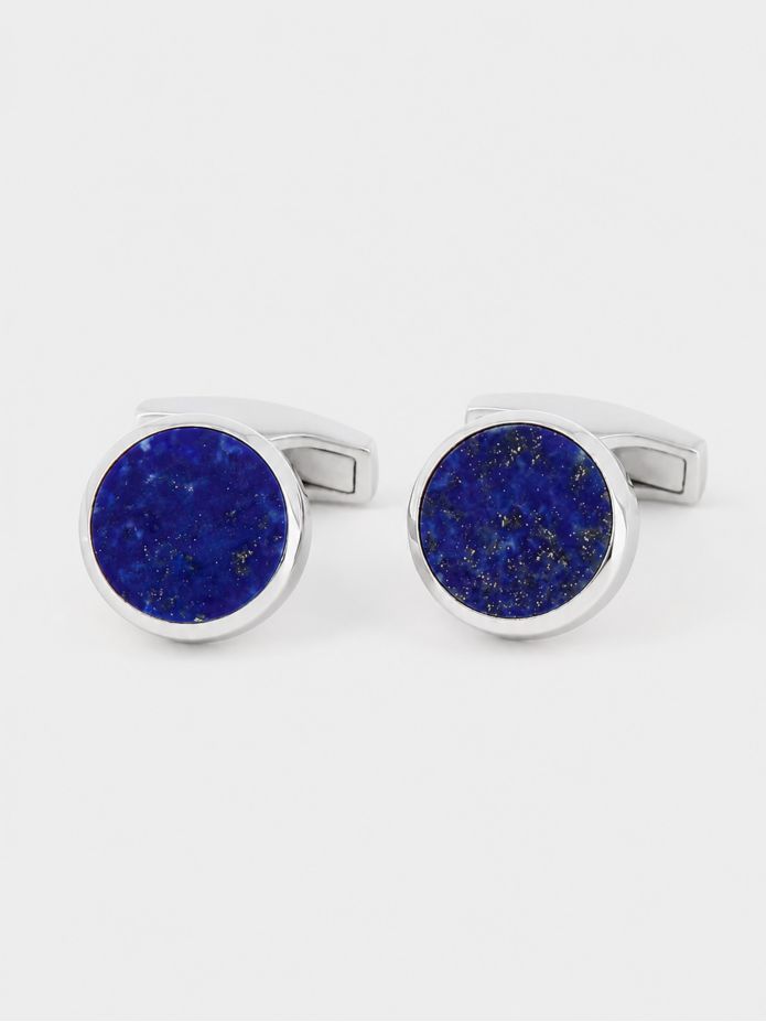 Manschetterknappar sterling silver lapis lazuli Saint-Honoré