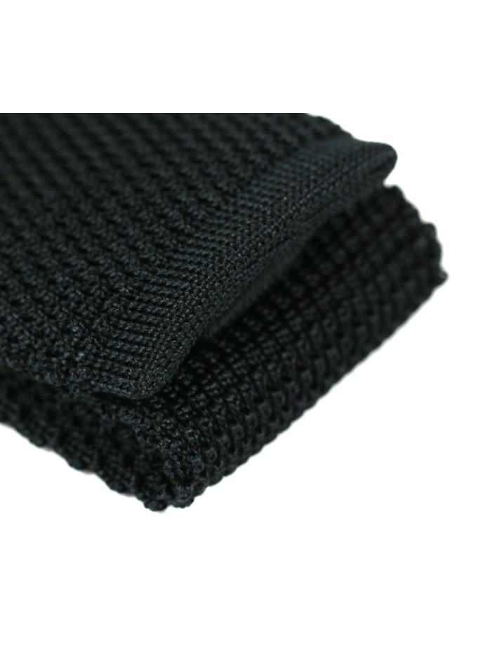 Cravate tricot noir - Monza
