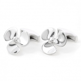 Manschettknapppar i massivt silver