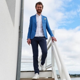 Hur bär man en linnekavaj?